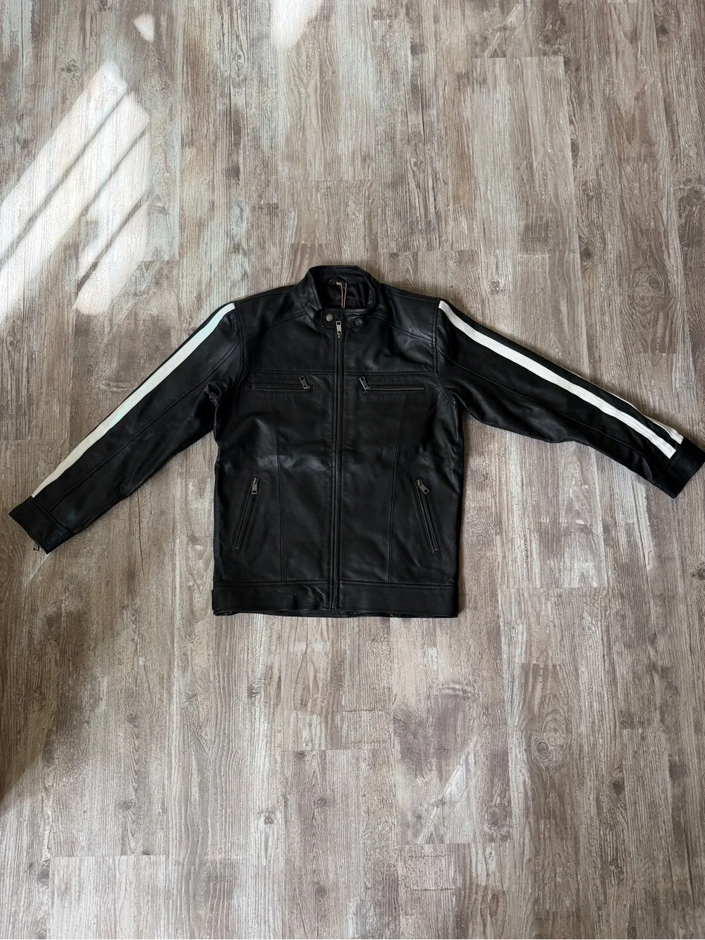 Men's handmade leather jacket from leather cult